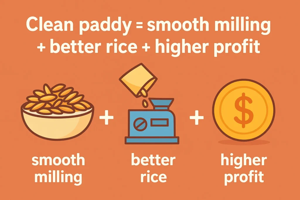 Paddy Cleaning Important in Rice Mills