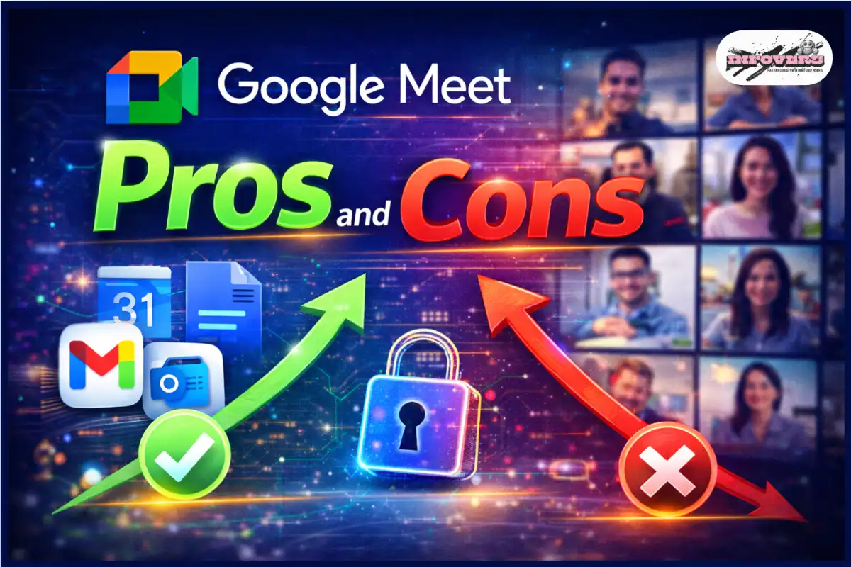 Infovers: Google Meet Pros and Cons (2026) – Full Guide, Features, Pricing & Real User Experience