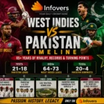 West Indies vs Pakistan Timeline