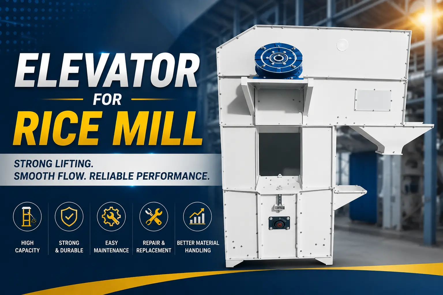 Elevator For Rice Mill