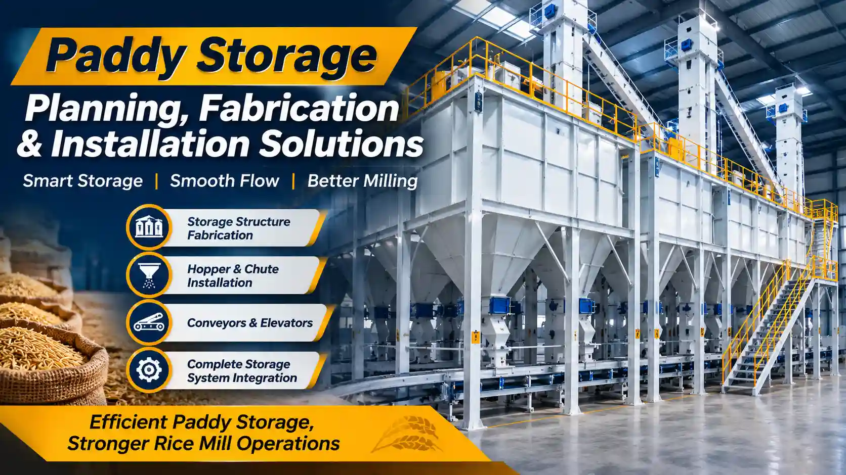 Rice Mill Paddy Storage Solutions
