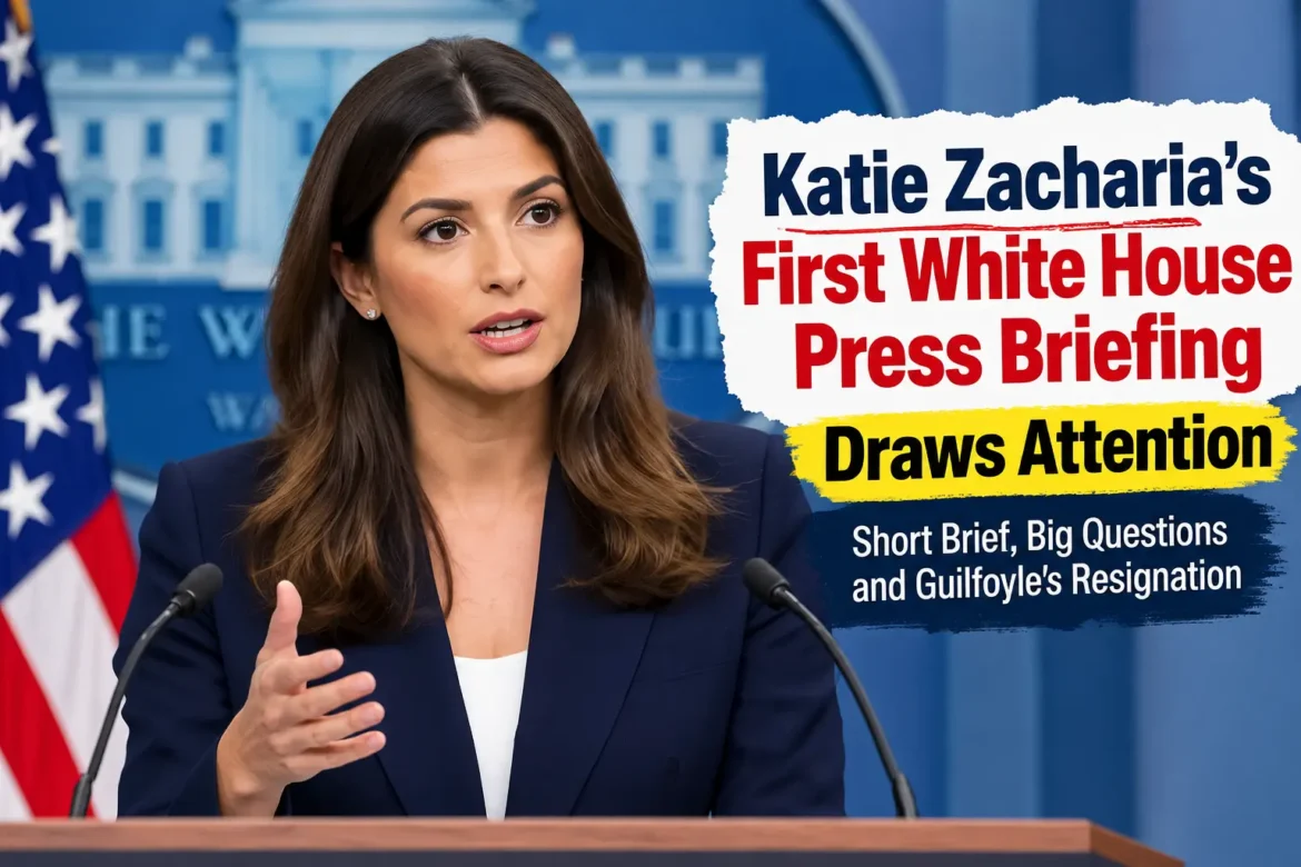 Katie Zacharia’s White House Briefing
